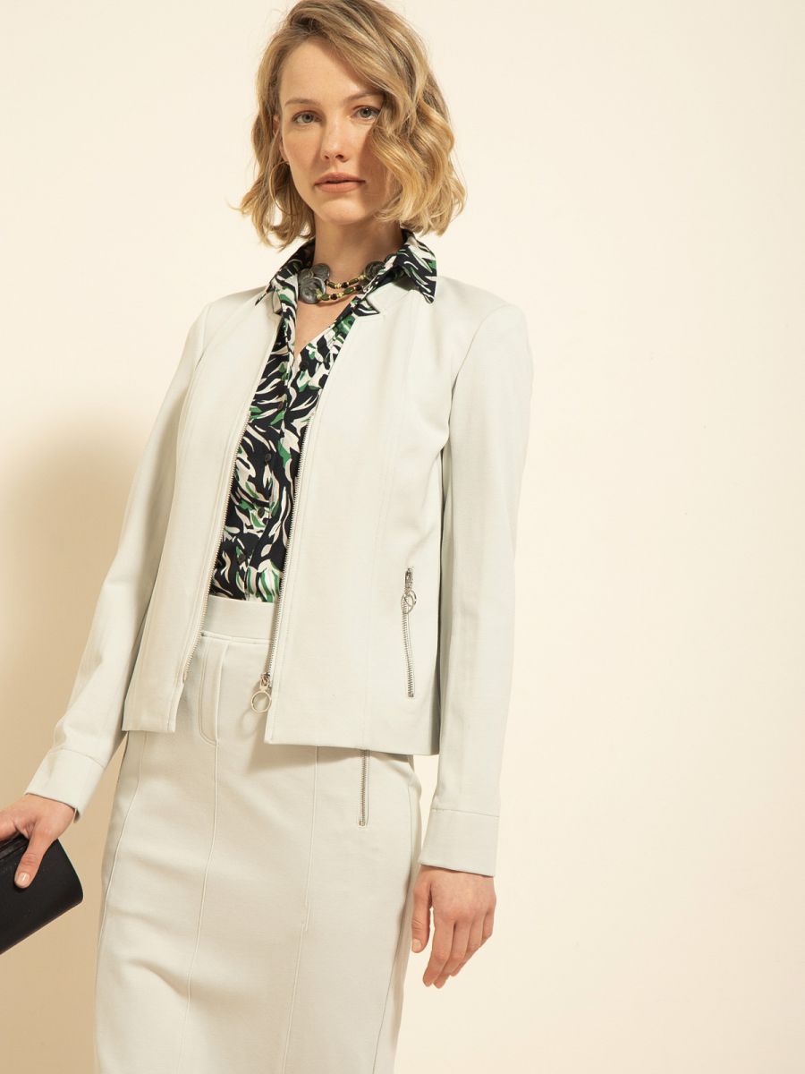 ז’קט קצר רוכסן CO