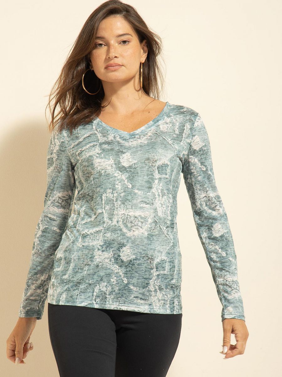 חולצת T צרובה עוגן