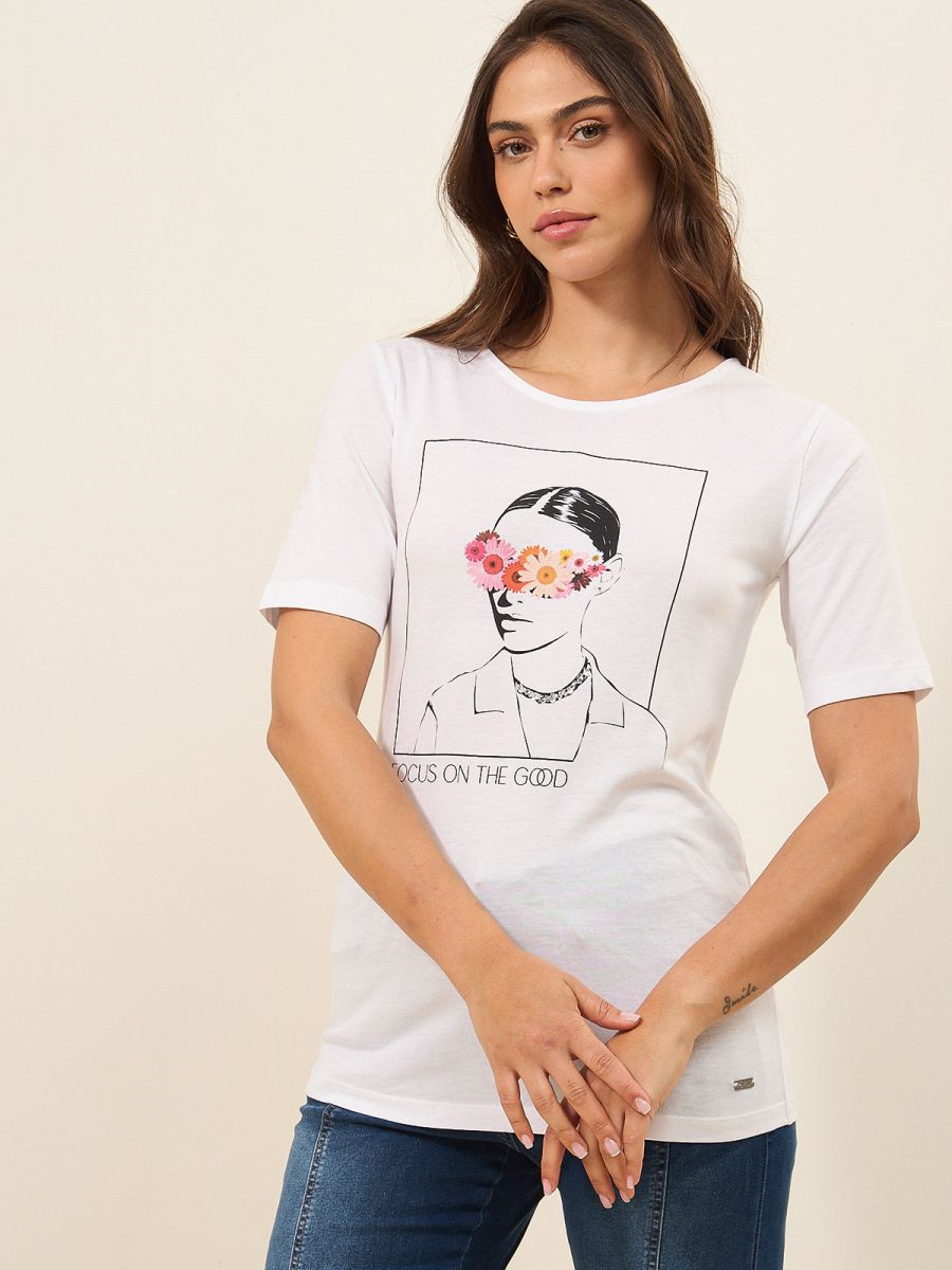 פרומו T דפוס פנים