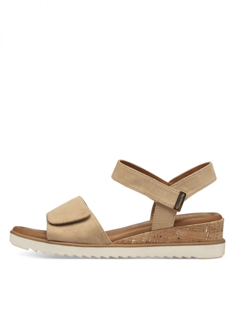 סנדלי נוחות סולית שעם רצועות מתכווננות תמריס Tamaris