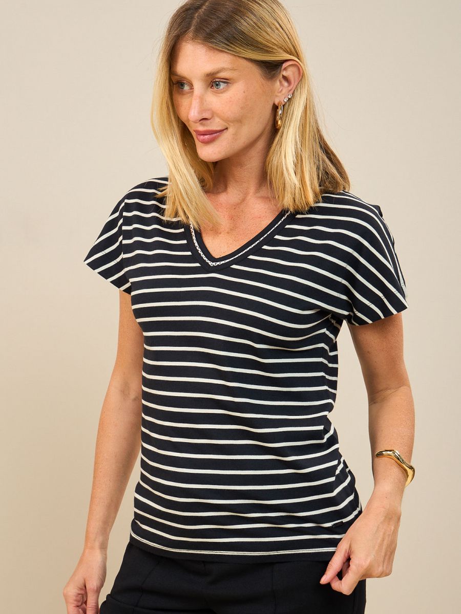 חולצת פרומו פס