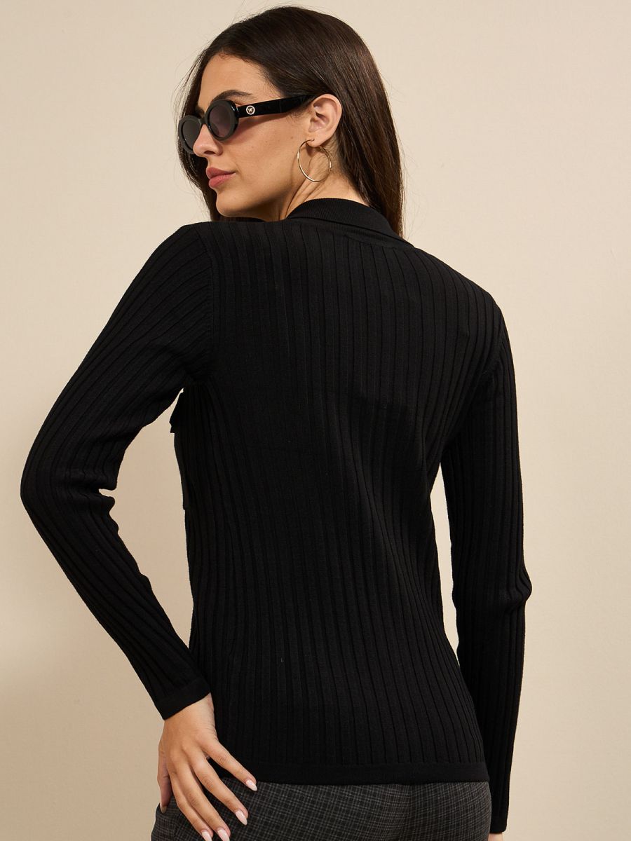 קרדיגן פרומו עם רוכסן