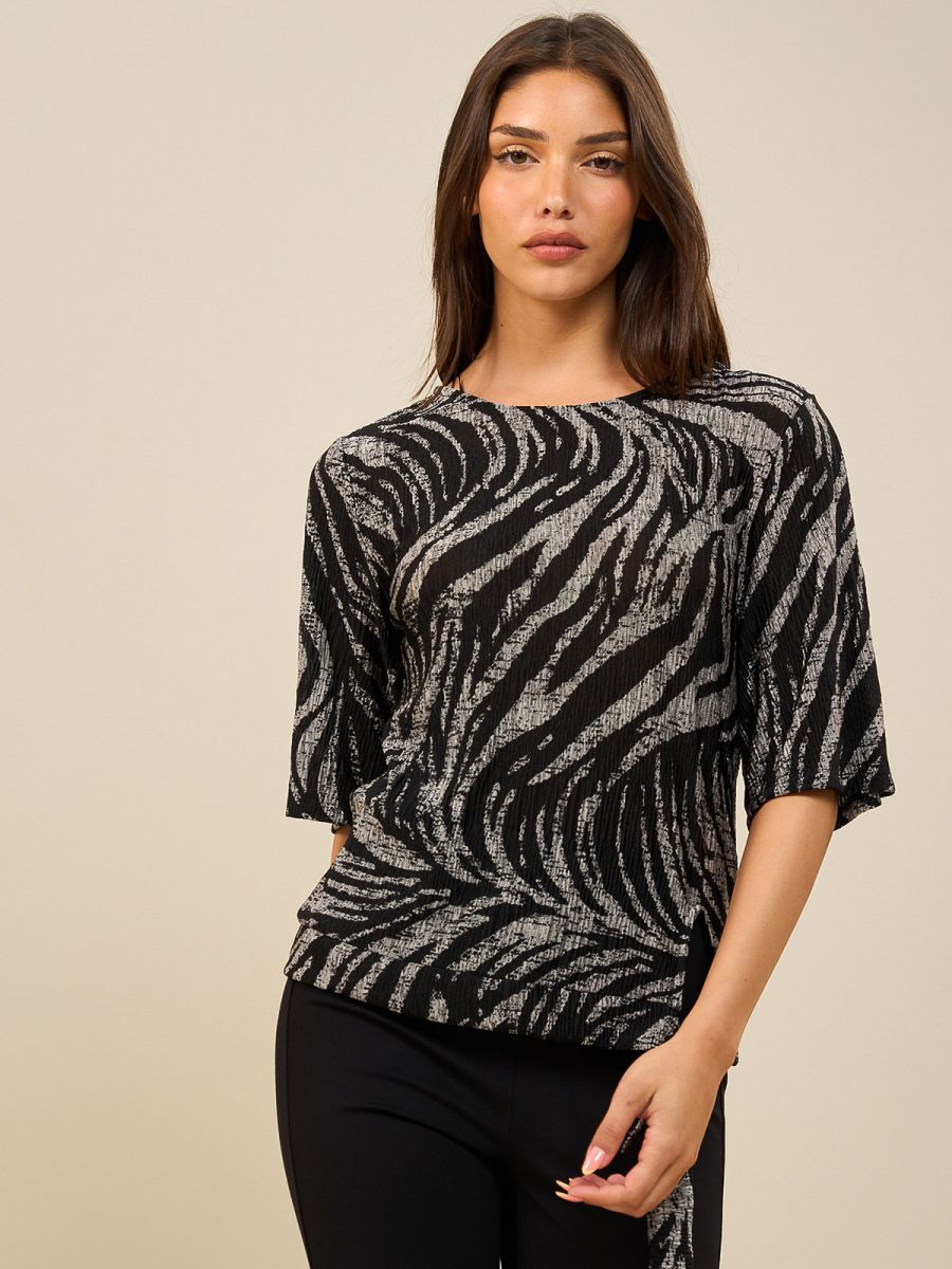 TS עם קשירה מודפסת