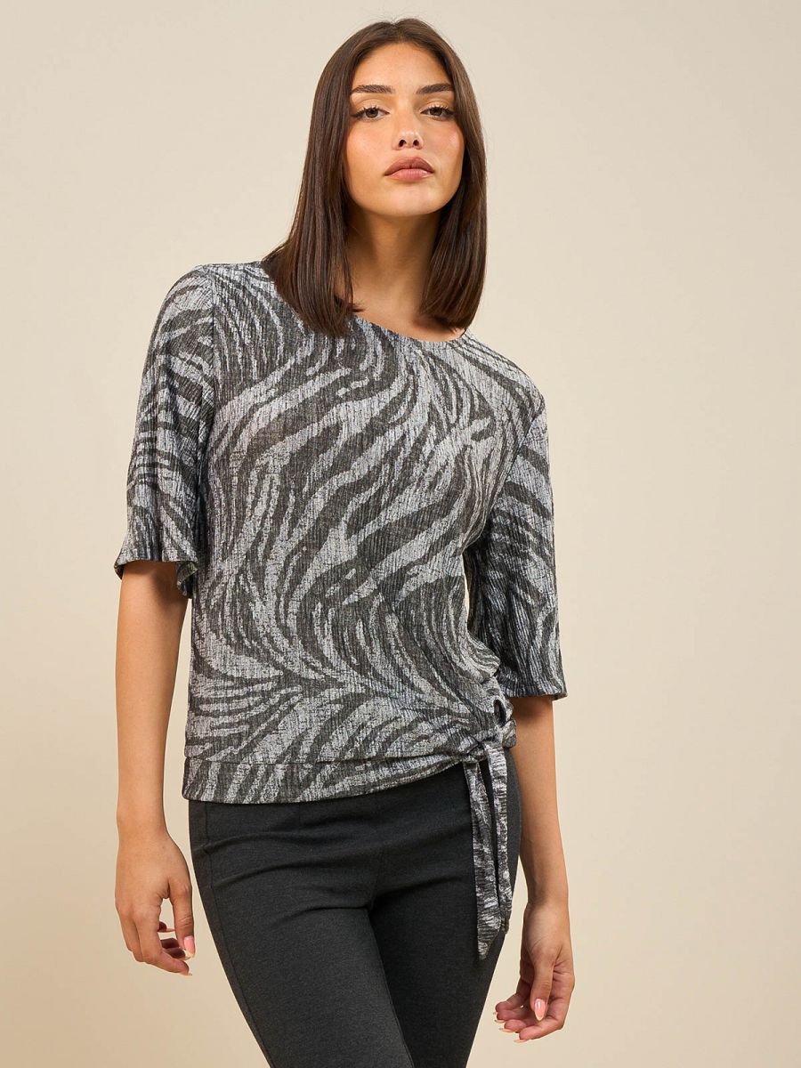 TS עם קשירה מודפסת