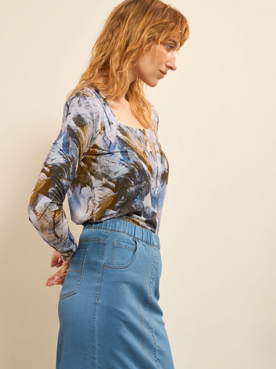 TS מודפסת מחשוף מרובע