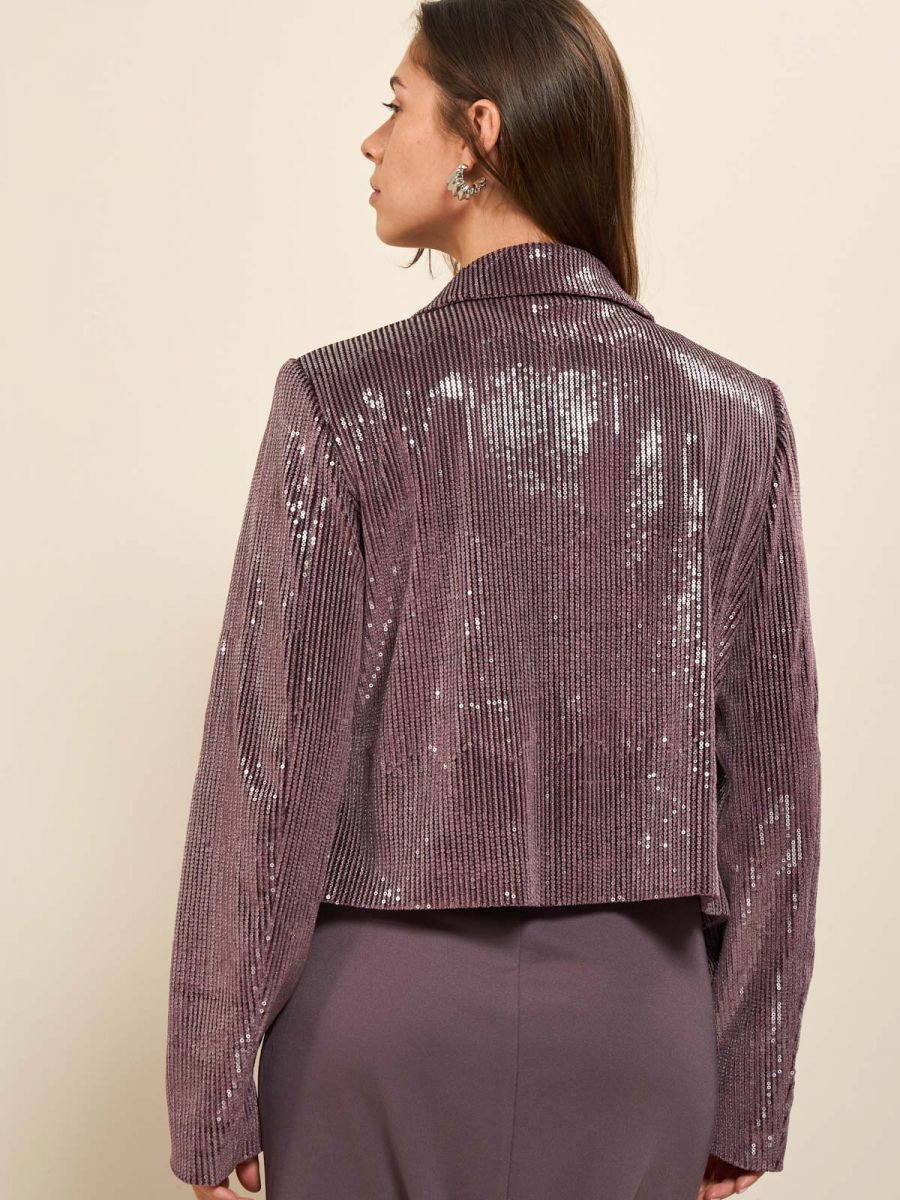 ז’קט ערב פייטים קצר