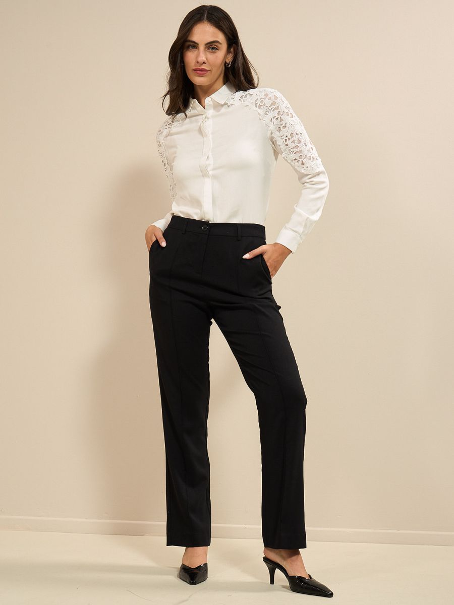 מכנסי ג’רסי מתרחב +גומי