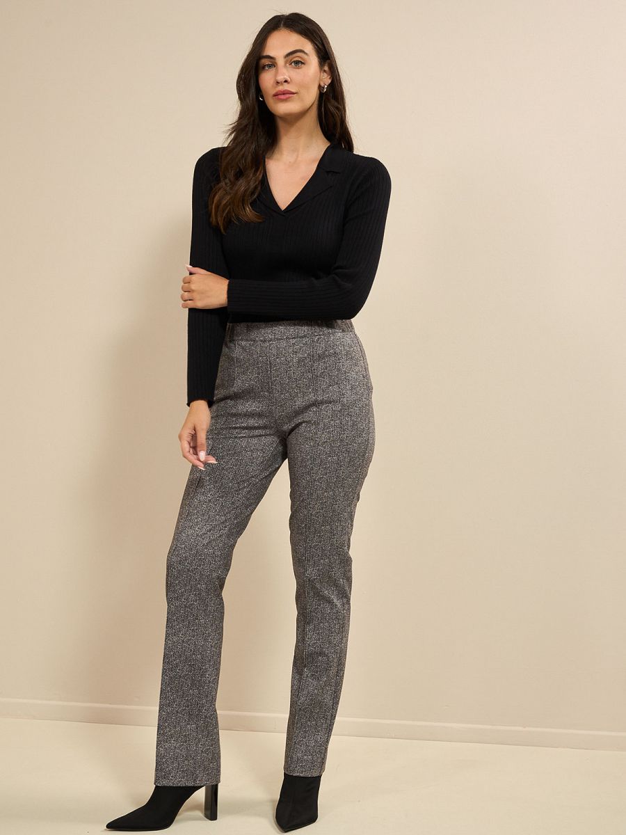 מכנסי ג’רסי מודפס עם גומ