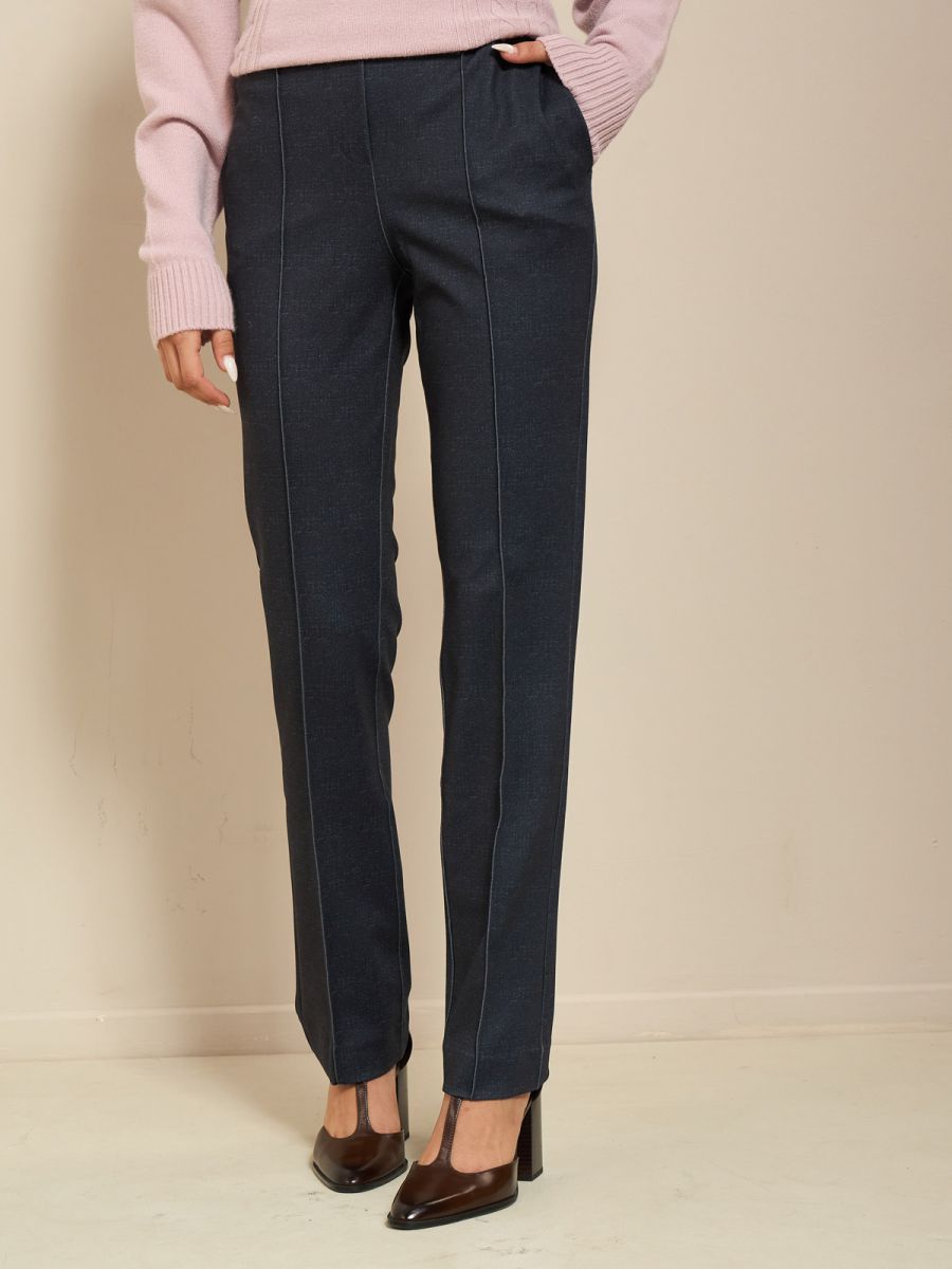 מכנסי ג’רסי מודפס עם גומ