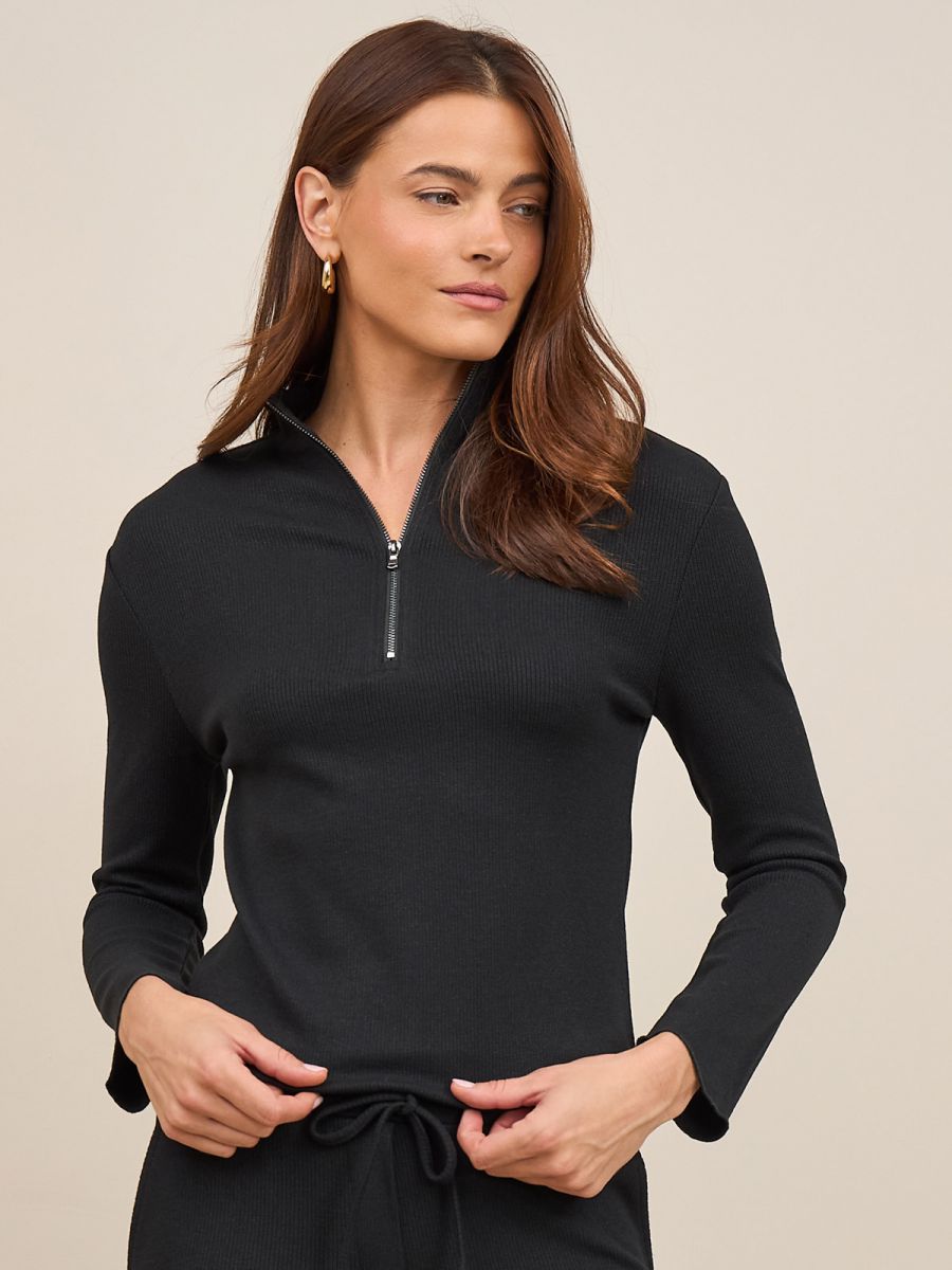 סריג 1/2 גולף עם רוכסן