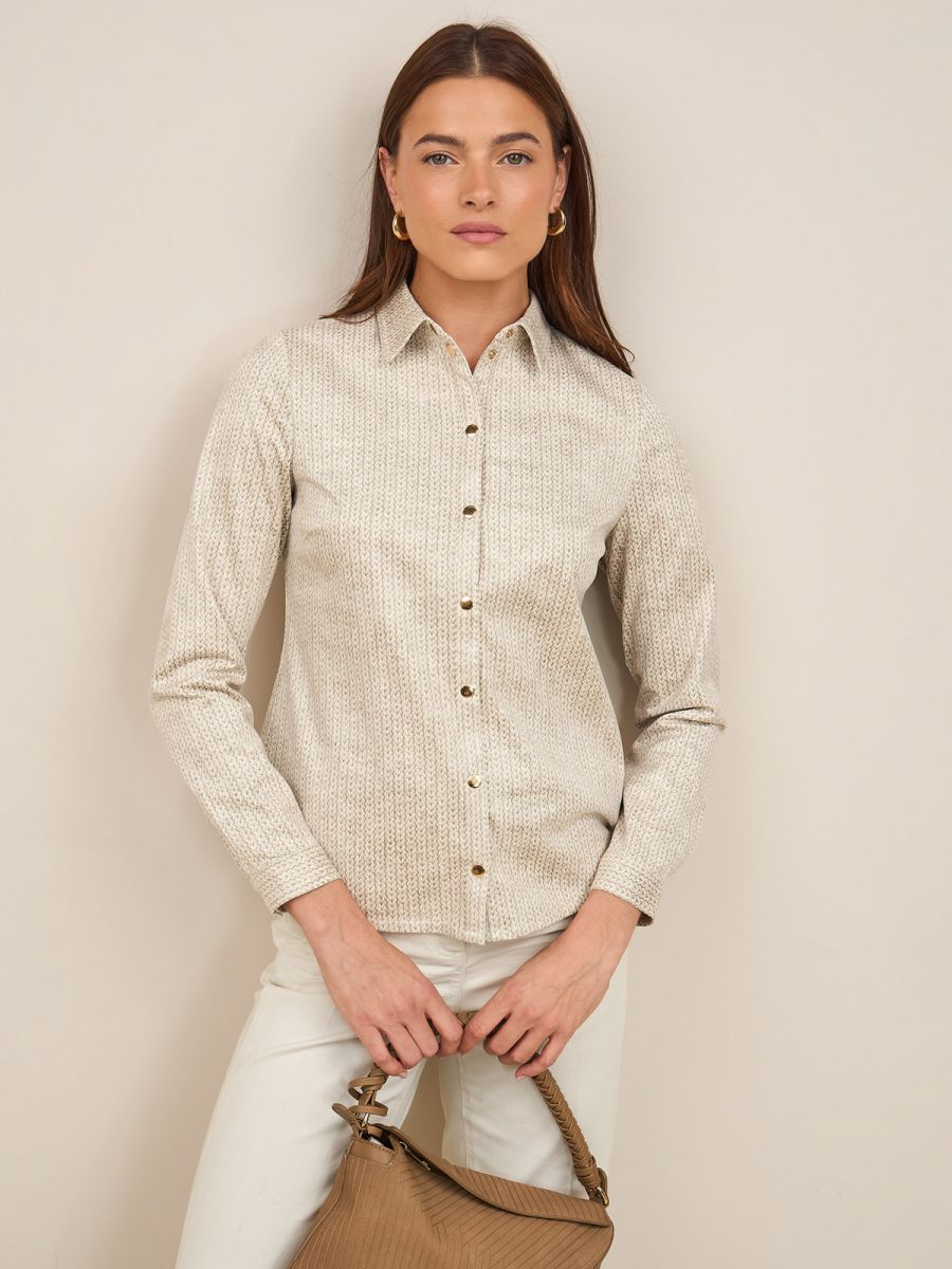 חולצת סווד מודפסת