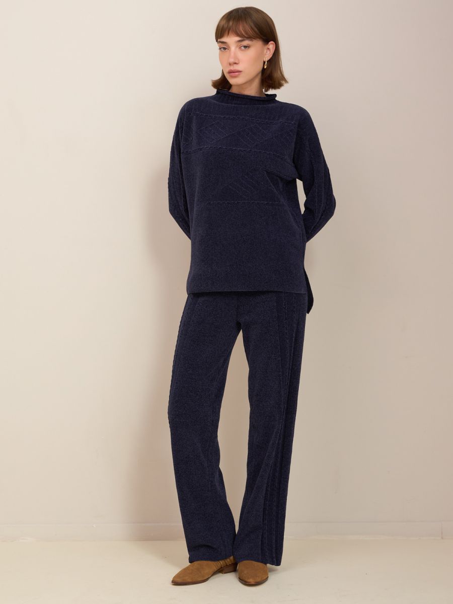 מכנסי סריג שניל