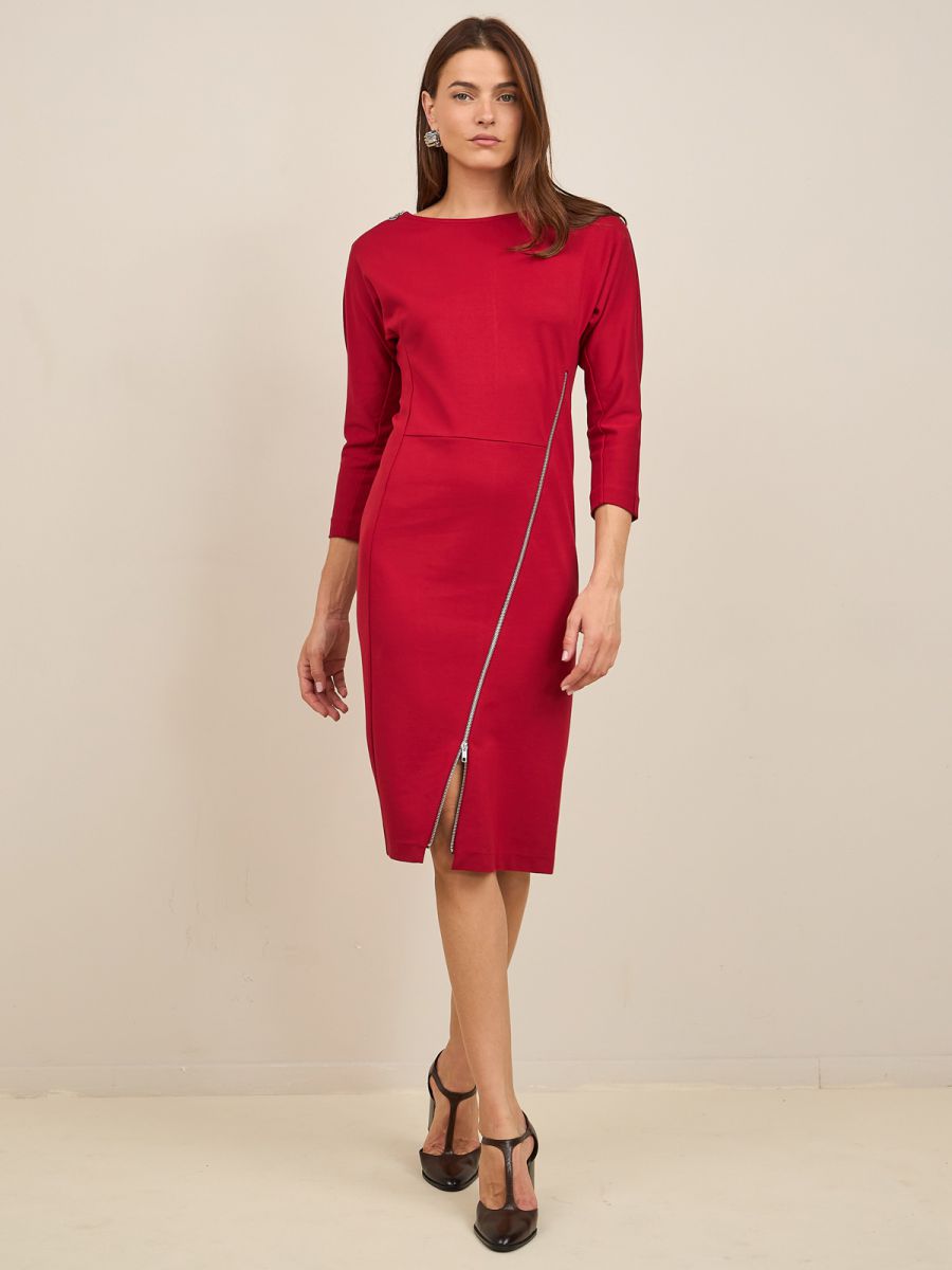 שמלת גר’סי ורוכסנים