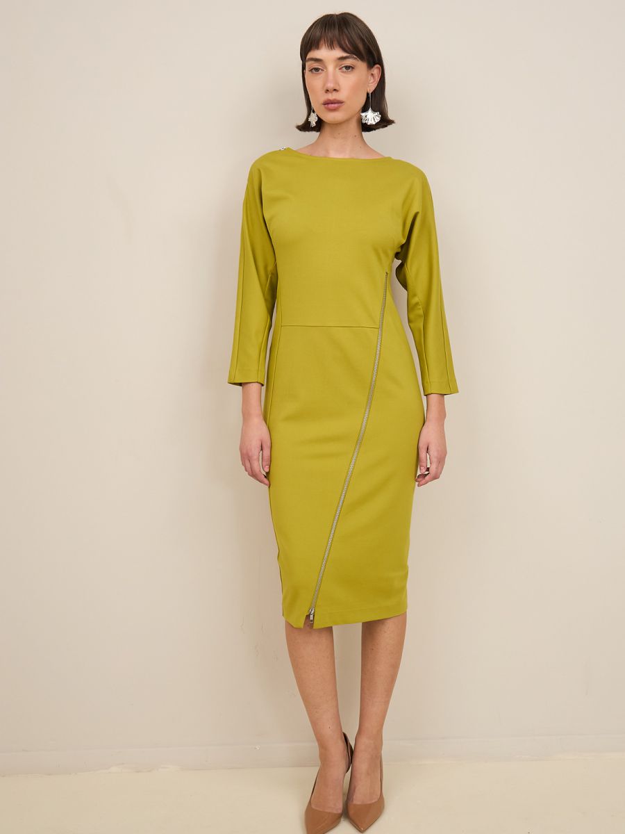 שמלת גר’סי ורוכסנים