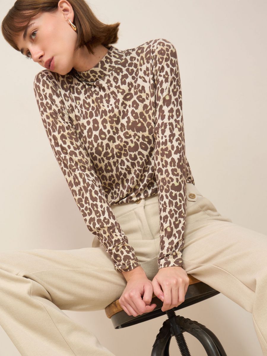 טישרט מודפסת נמר