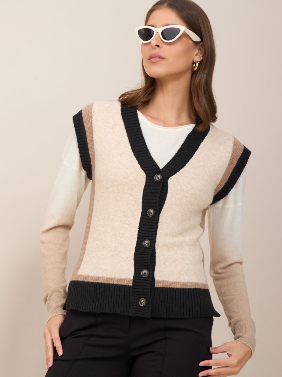 קרדיגן בלי שרוול