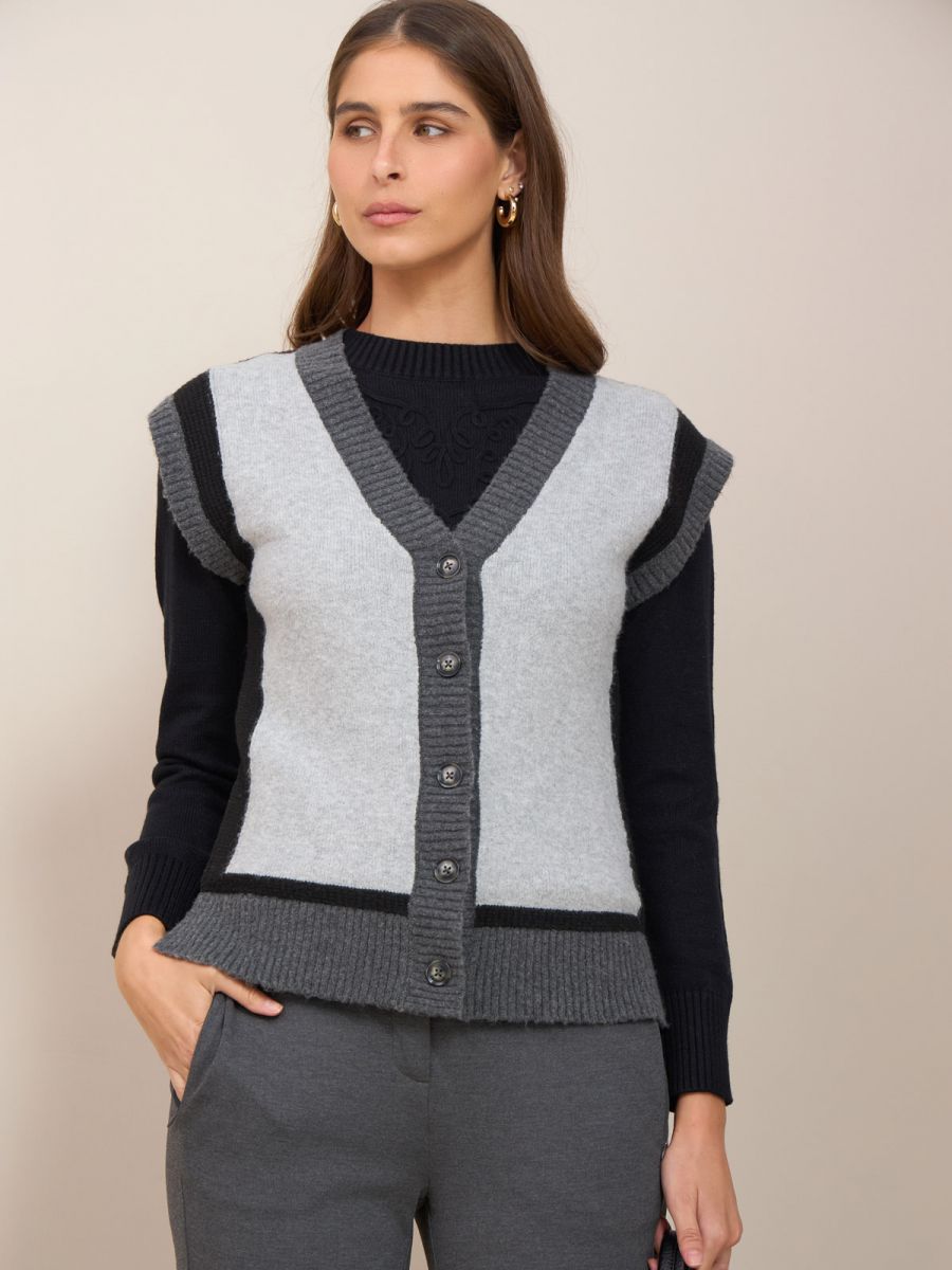 קרדיגן בלי שרוול