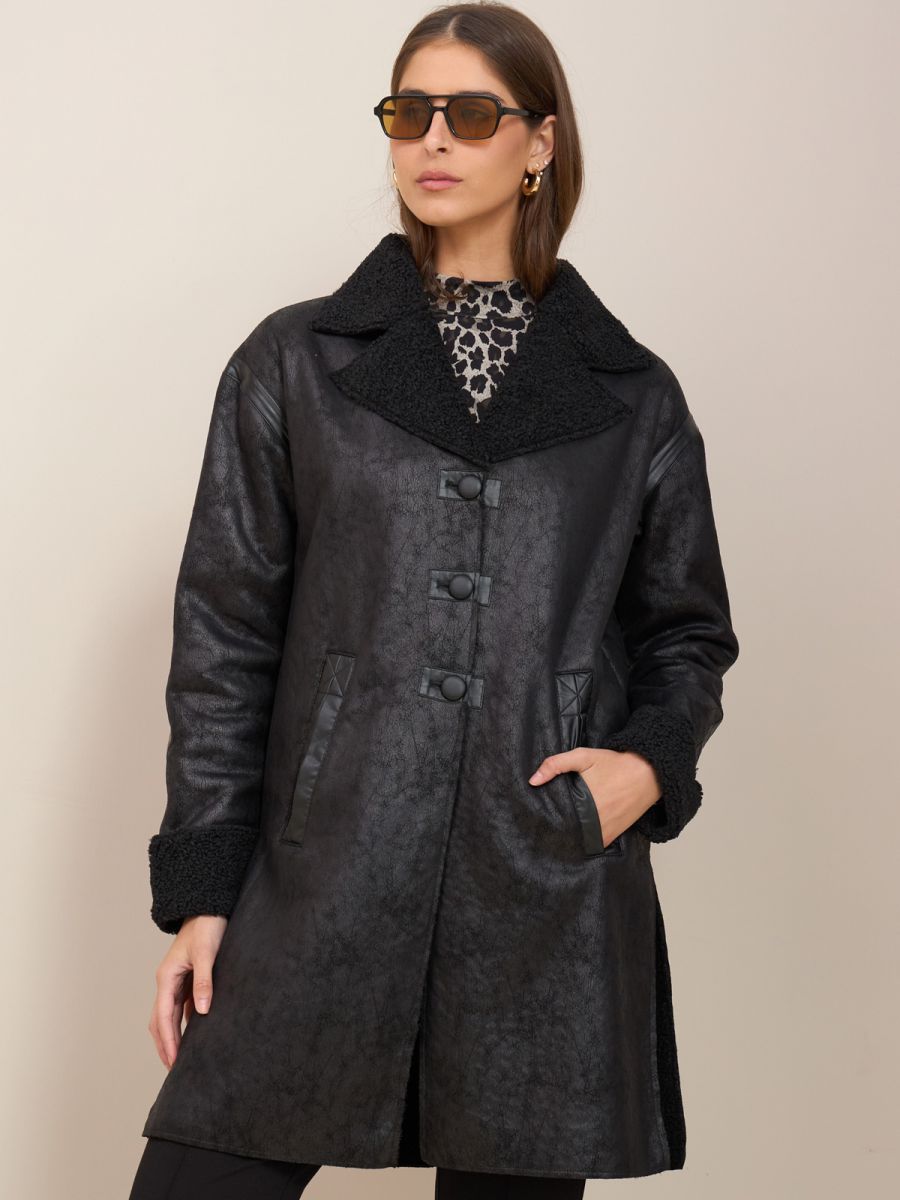 מעיל פרווה ארוך