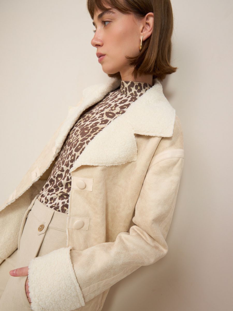 מעיל פרווה ארוך