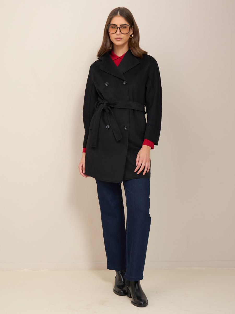 מעיל דמוי צמר רגלן