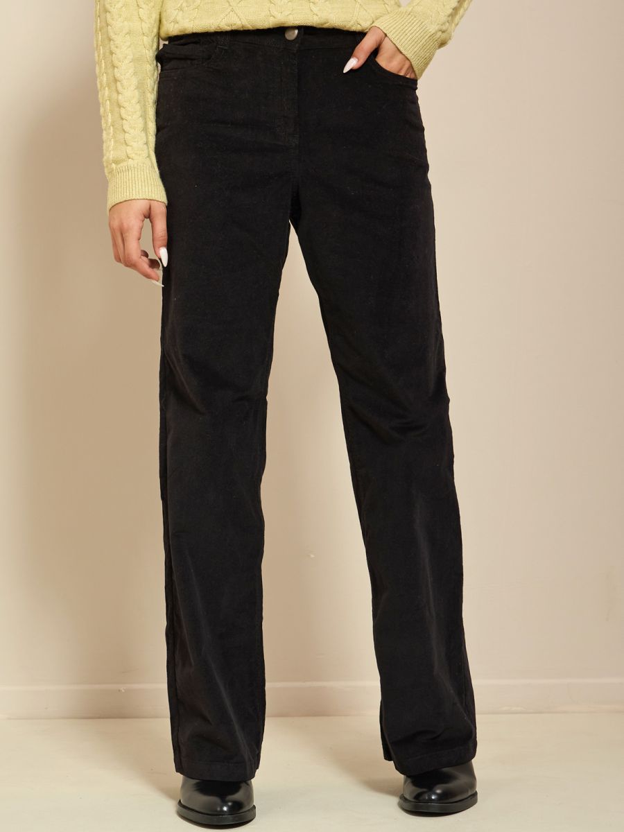 מכנסי קורדרוי מתרחבים