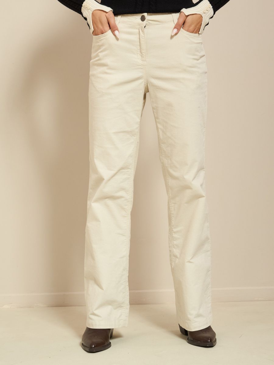 מכנסי קורדרוי מתרחבים