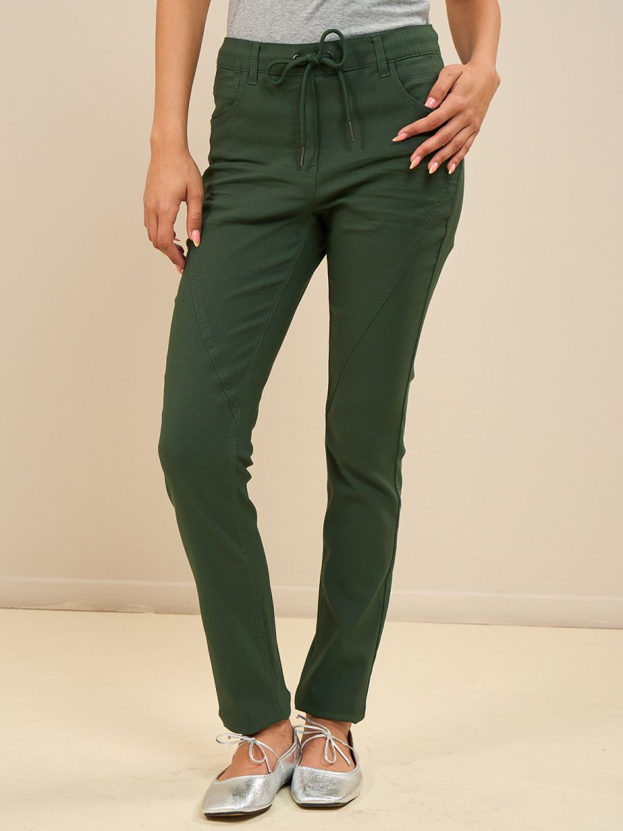 מכנסי דריל מטוסים עם גומ