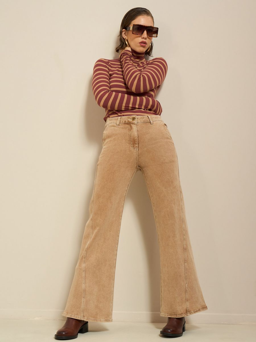 מכנסי דריל מתרחבים LBC