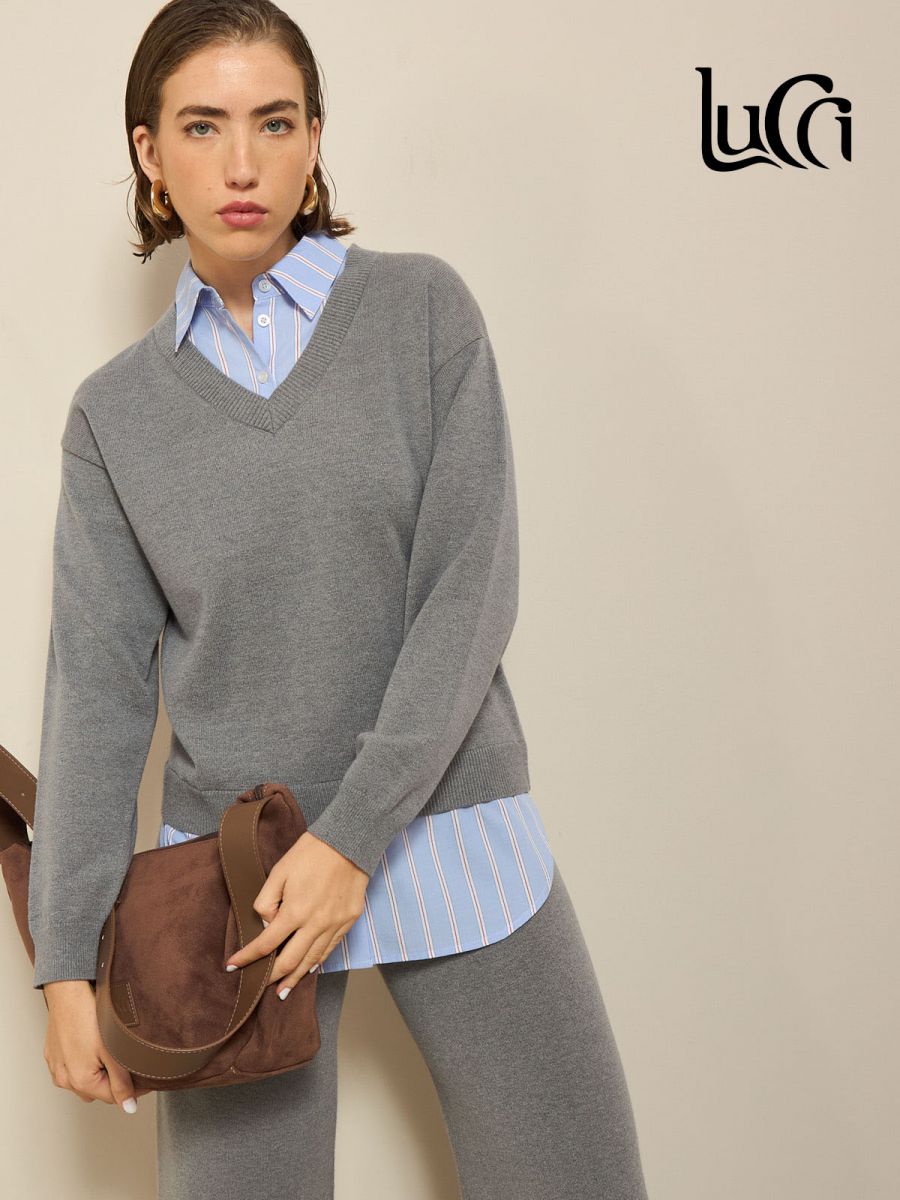 סריג שילוב חולצה