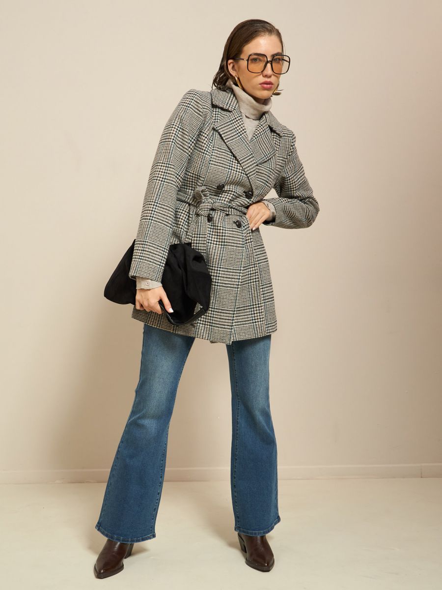 ז’קט  משבצת