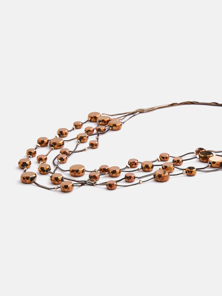 שרשרת ערב חרוזי קריסטל