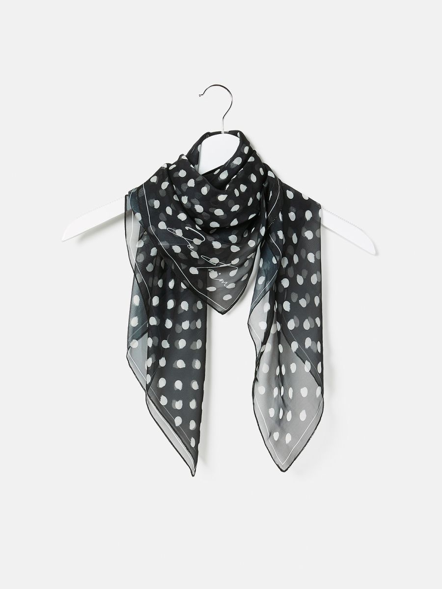 צעיף קוקטי נקודות