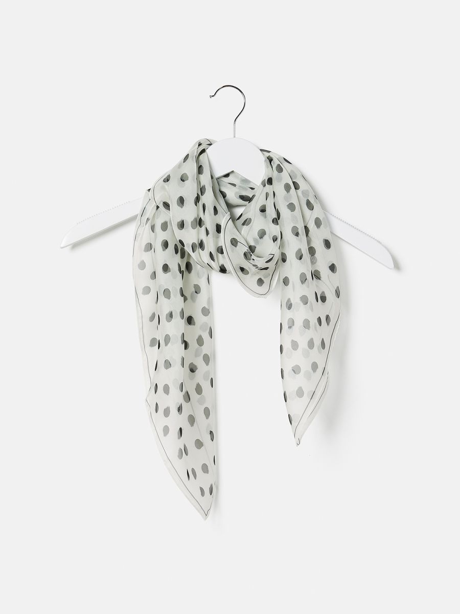 צעיף קוקטי נקודות