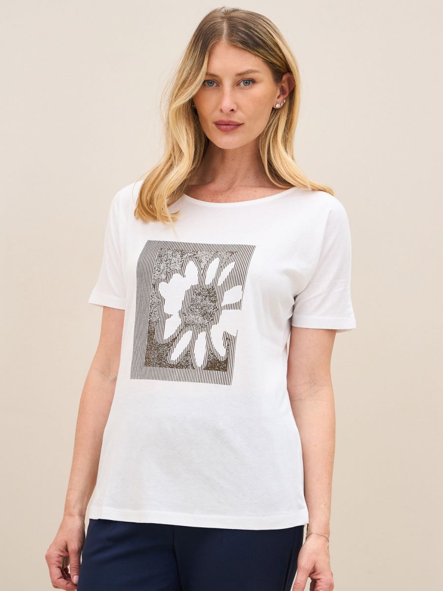 פרומו טישרט דפוס פרח