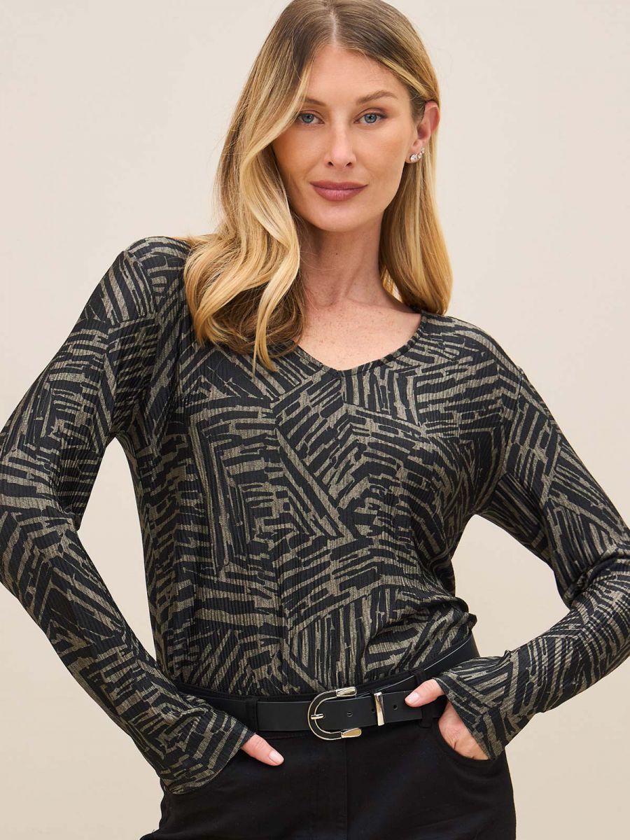 TS אלגנטית מודפסת