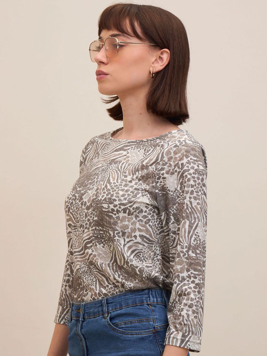 טישרט צרובה מודפסת  פזלי