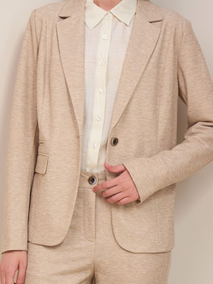 בלייזר ג’רסי ארוך