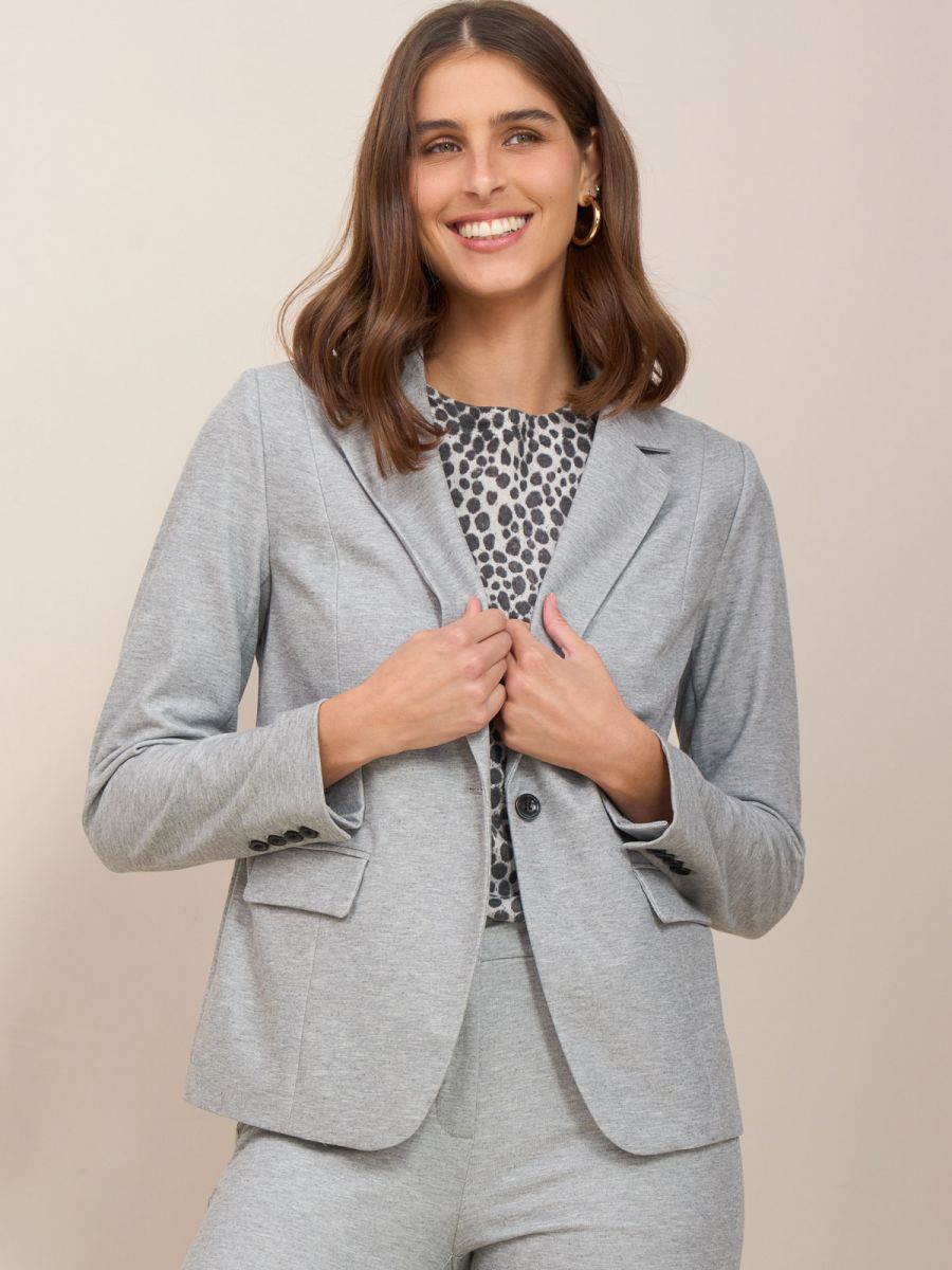 בלייזר ג’רסי ארוך