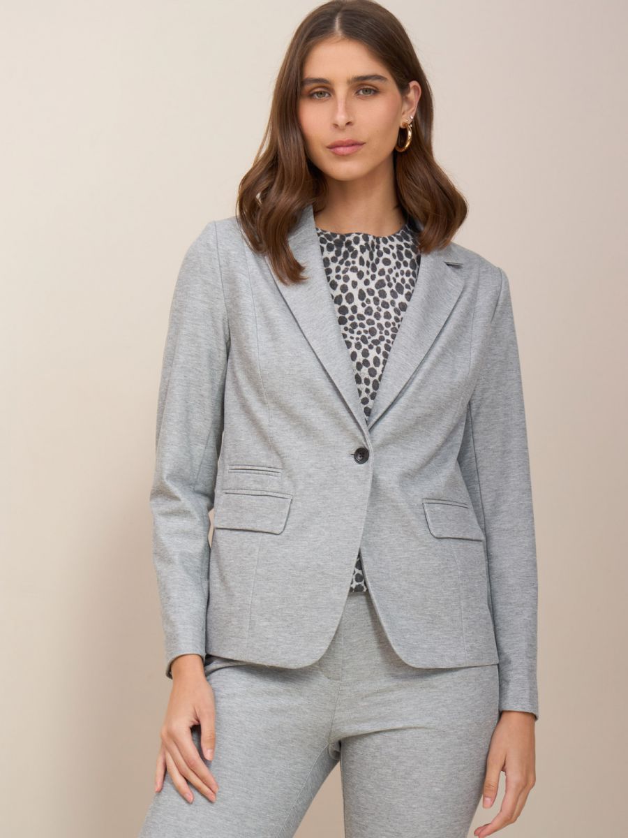 בלייזר ג’רסי ארוך