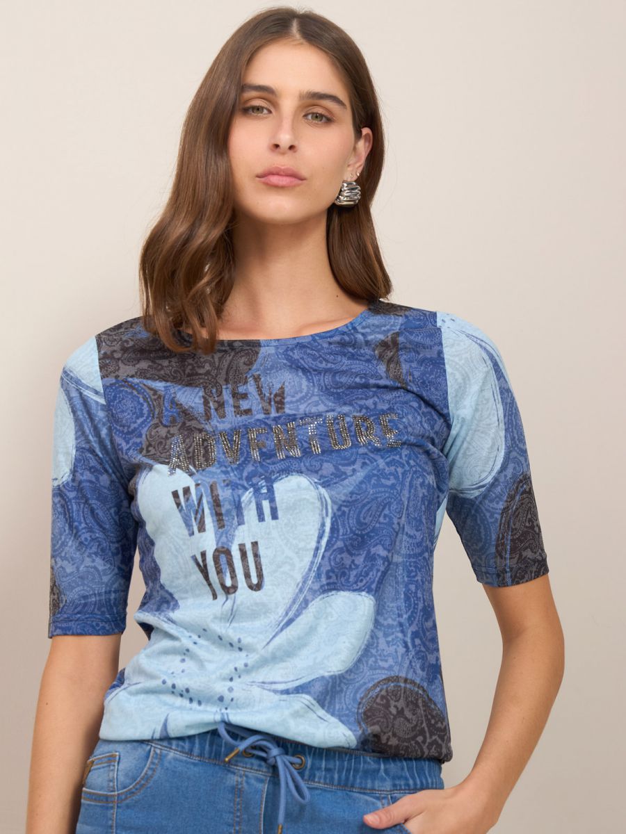 טישרט בד צרוב  מודפס