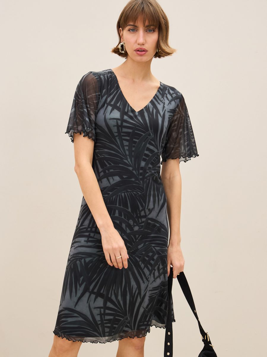 שמלת רזיל מודפסת