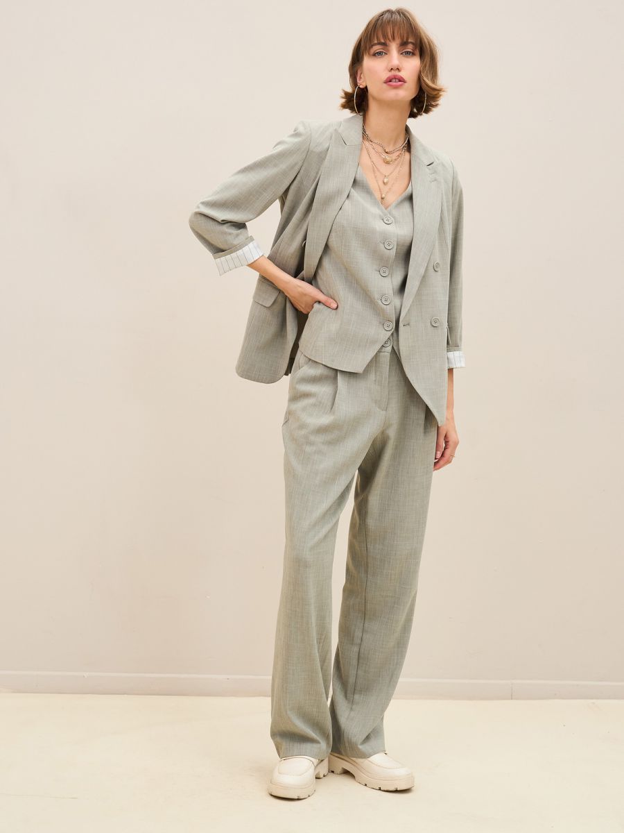 ז’קט קלסי ביטנת פסים