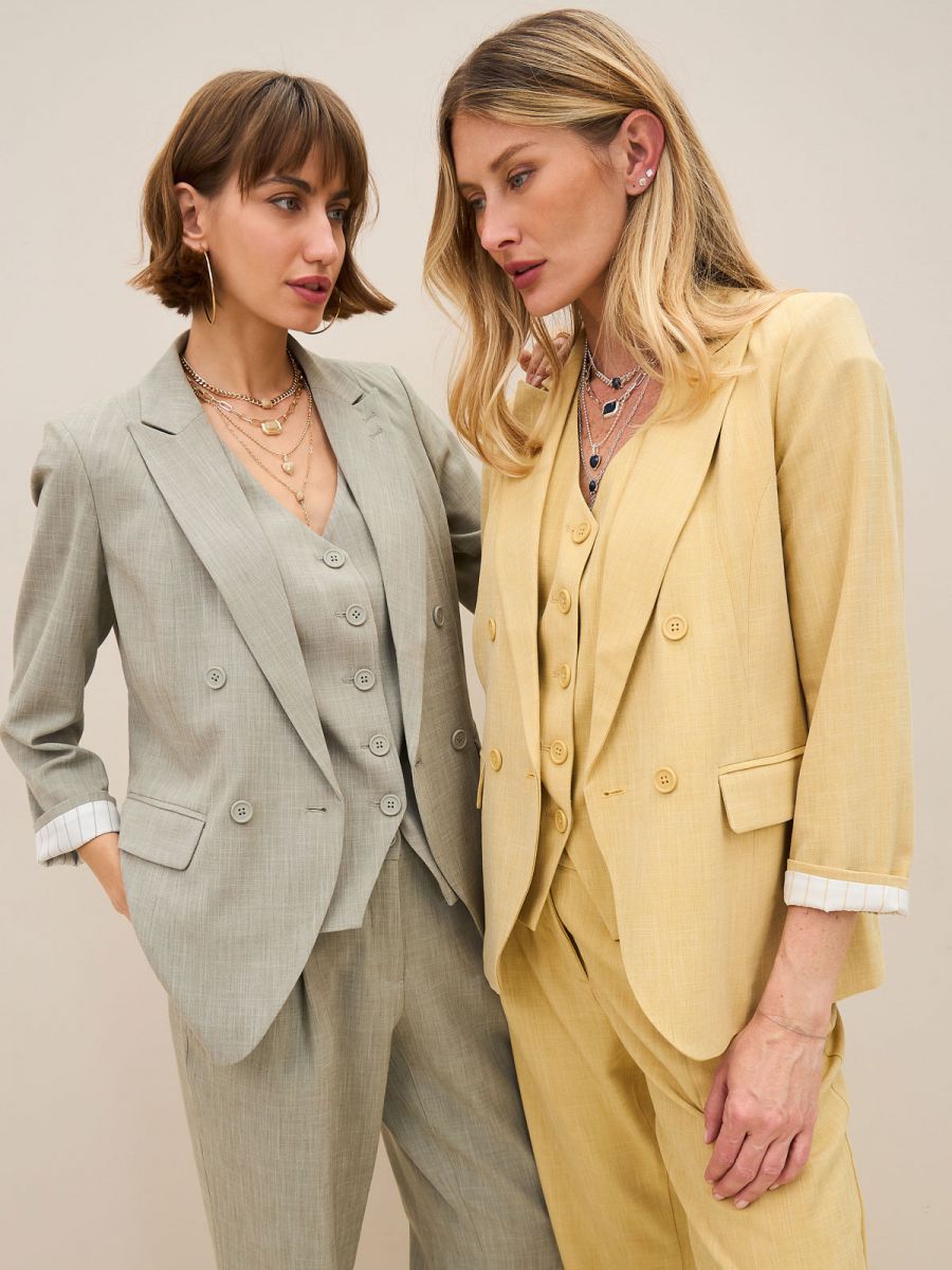 ז’קט קלסי ביטנת פסים