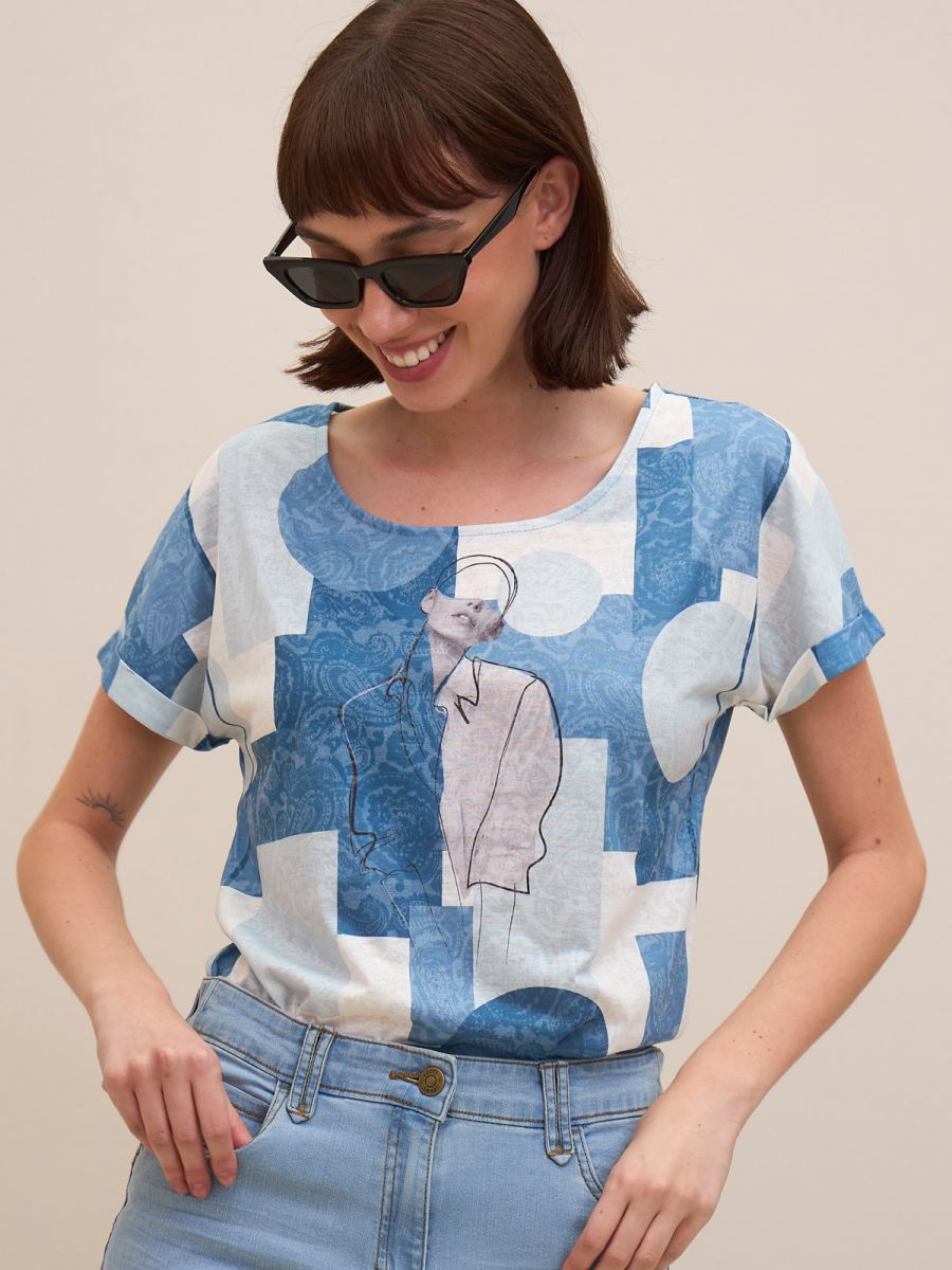 טישרט צרובה מודפסת