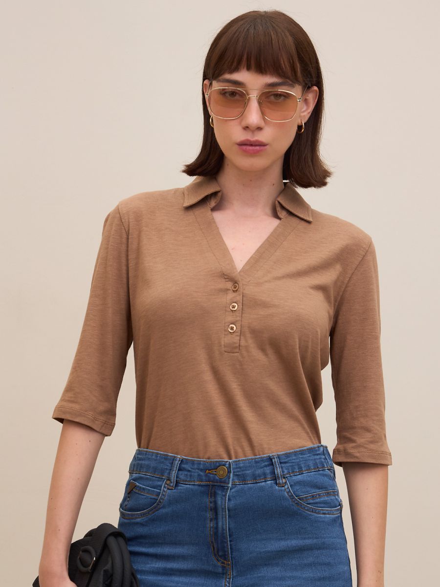 טישרט פרומו צווארון