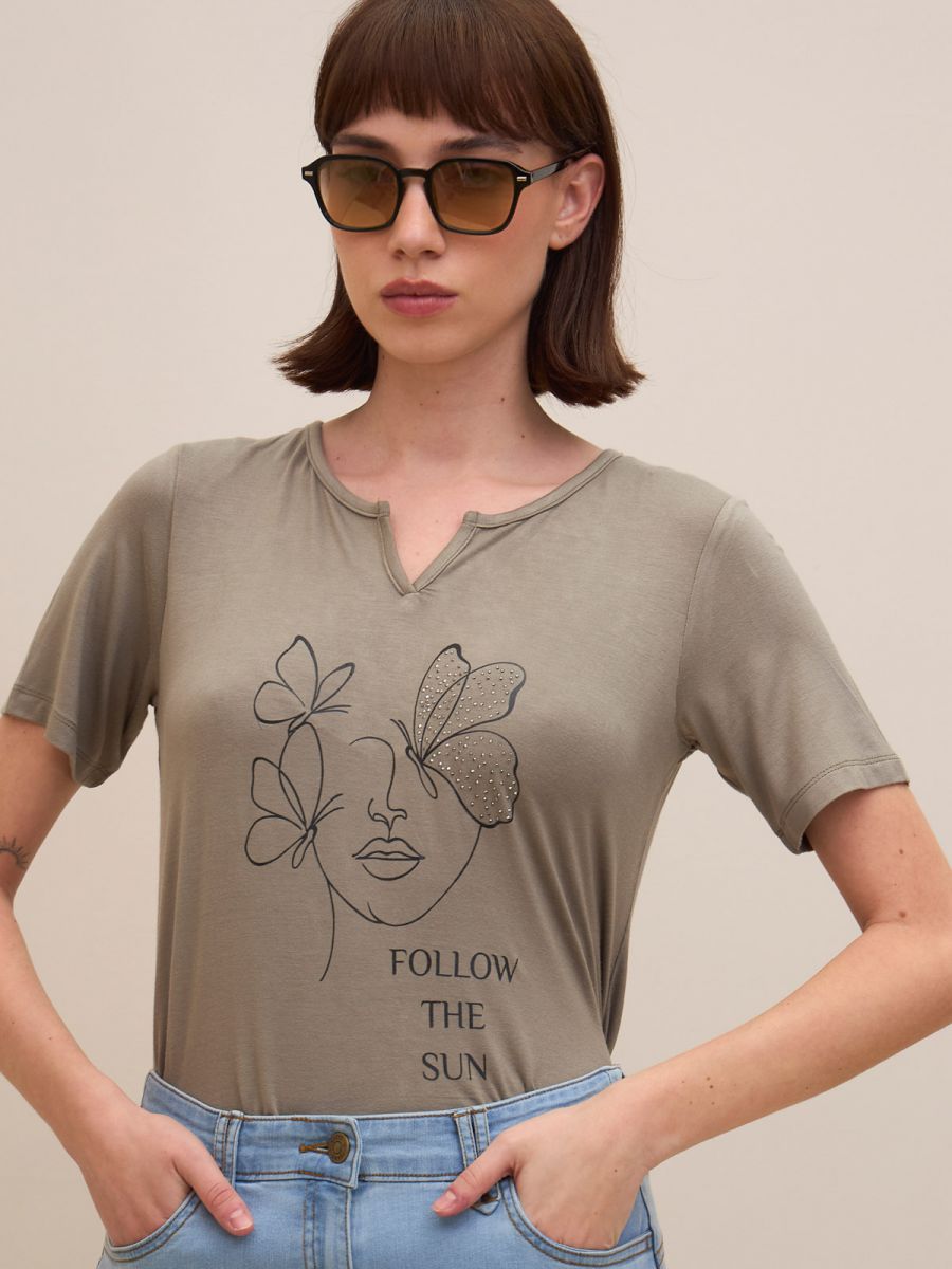 טישרט פרומו ופרפר