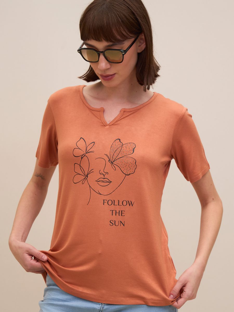 טישרט פרומו ופרפר