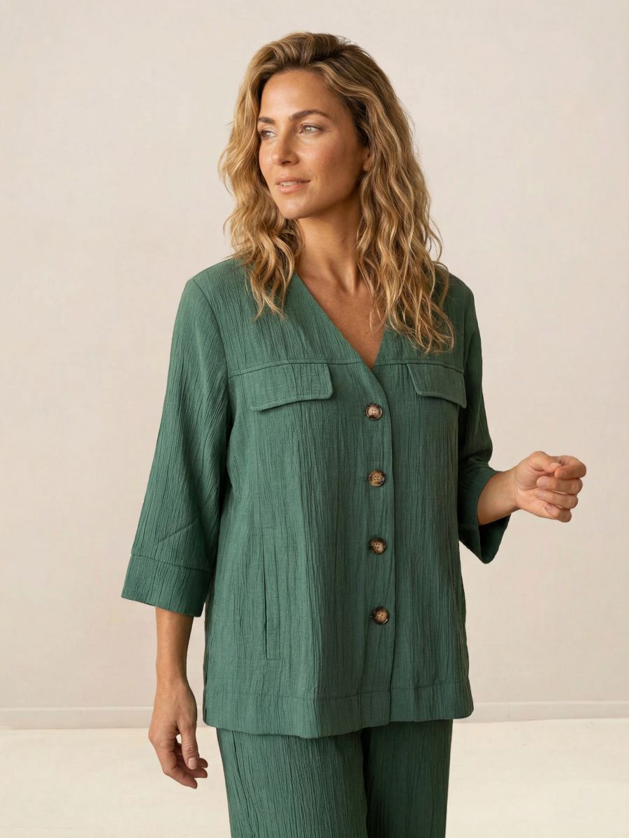 ז’קט קל מקומט