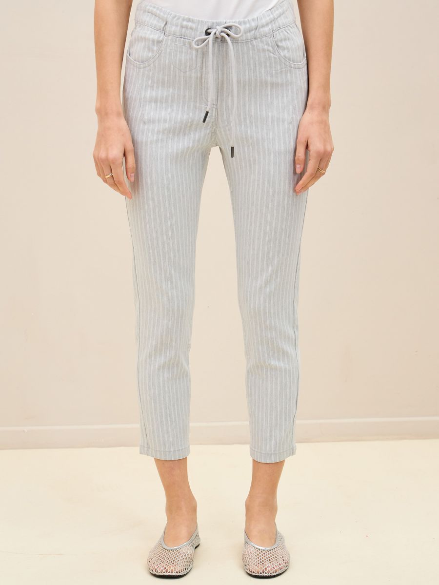 מכנסי דריל7/8 פסים  LBC