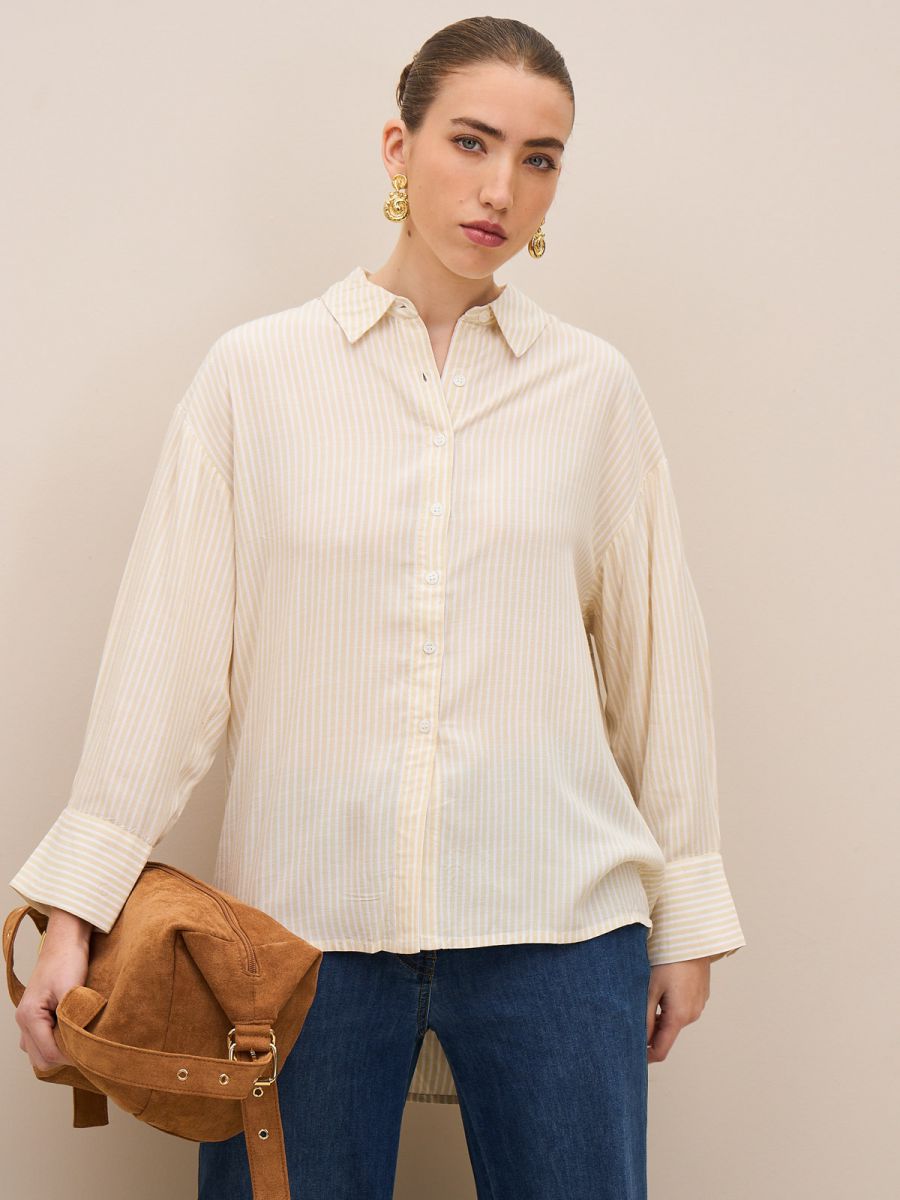 חולצת פסים מכופתרת LBC